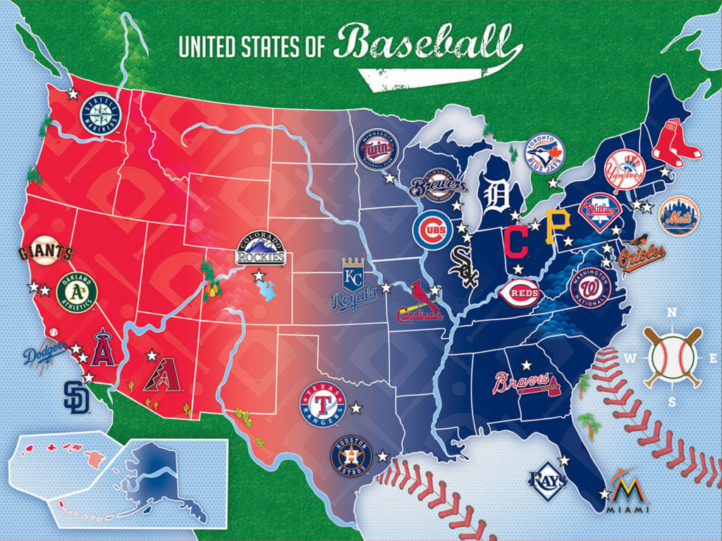 United States Of Baseball 1024x768 